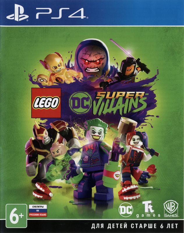 LEGO DC Super-Villains box art for Playstation 4